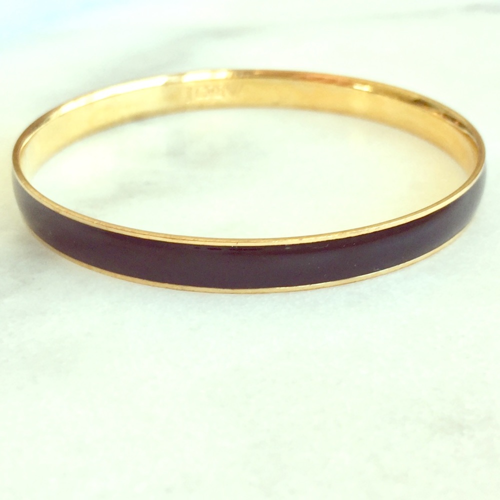 ⚫️J. Crew Black & Gold Bangle⚫️